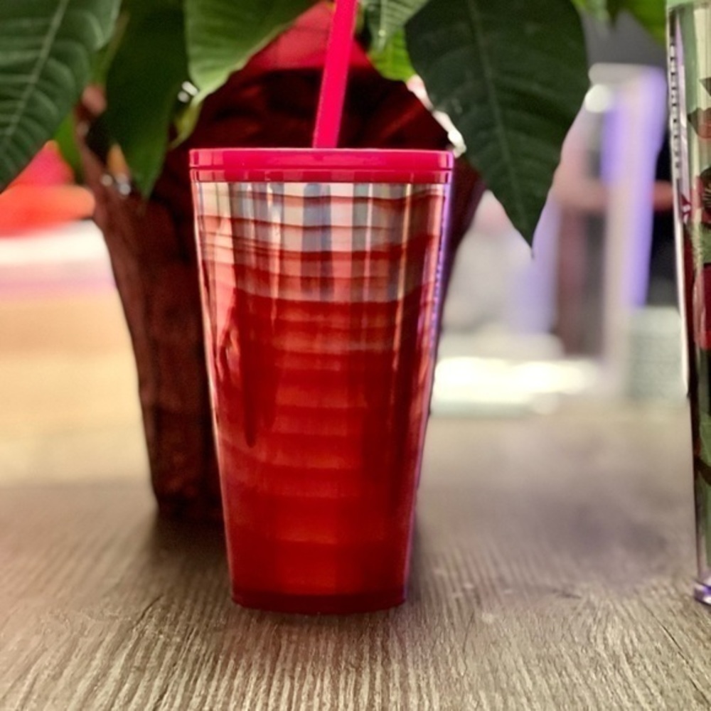 Starbucks 16oz red holiday cup NWT